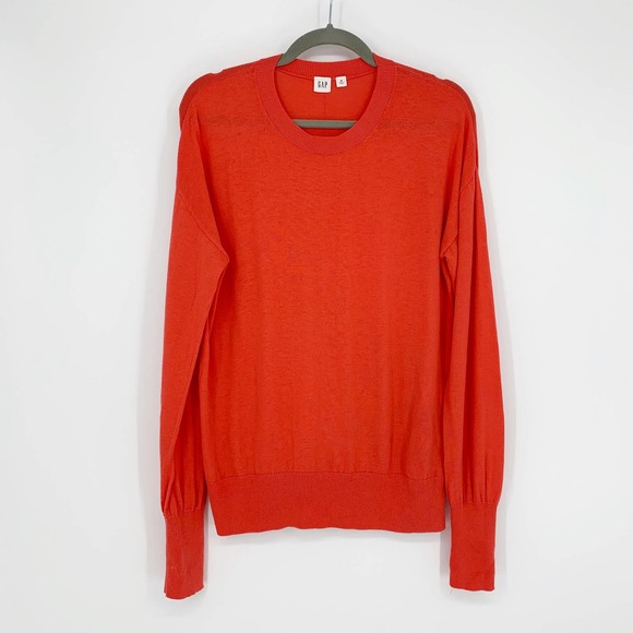 GAP Sweaters - GAP | Easy LS Crew Lightweight Pullover Sweater, M